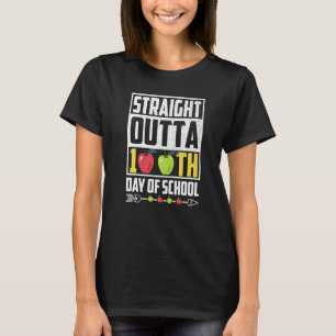 Straight Outta 100th Day Of School T-Shirt