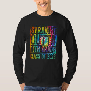 Straight Outta 11th Grade Tie Dye Men Women 2023 G T-Shirt