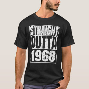 Straight Outta 1968 54th Birthday Retro 54 Years O T-Shirt