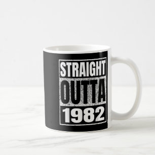 Straight Outta 1982 Vintage 1982 Clic Birth Of Bir Coffee Mug