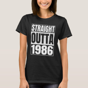 Straight Outta 1986 36th Birthday  36 Years Old Vi T-Shirt