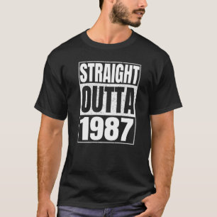 Straight Outta 1987 35th Birthday 35 Years Old Vi T-Shirt