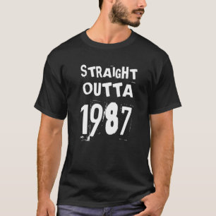 Straight Outta 1987 35th Birthday Party 35 Years T-Shirt