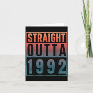 Straight Outta 1992 Birth of Birthday Classic 1992 Card