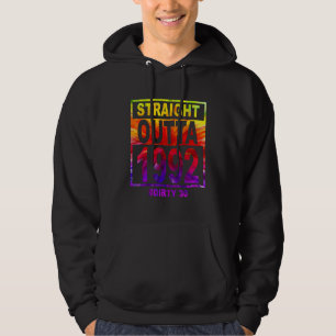 Straight Outta 1992 Dirty Thirty 30th Birthday Hoodie