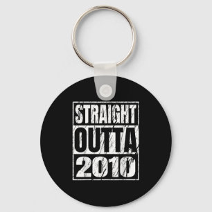 Straight Outta 2010 Clic Years Birth Of Birthday V Key Ring