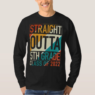 Straight Outta 5th Grade Great Graduation T-Shirt