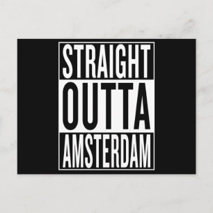straight outta Amsterdam Postcard