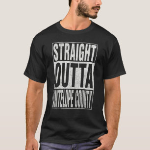 STRAIGHT OUTTA ANTELOPE COUNTY Cool Home Quote T-Shirt