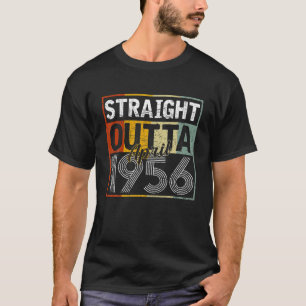 Straight Outta April 1956 Men Women Vintage 66Th B T-Shirt