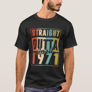 Straight Outta April 1971 Vintage Men Women 51St B T-Shirt