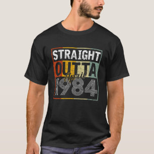 Straight Outta April 1984 Men Women Vintage 38Th B T-Shirt