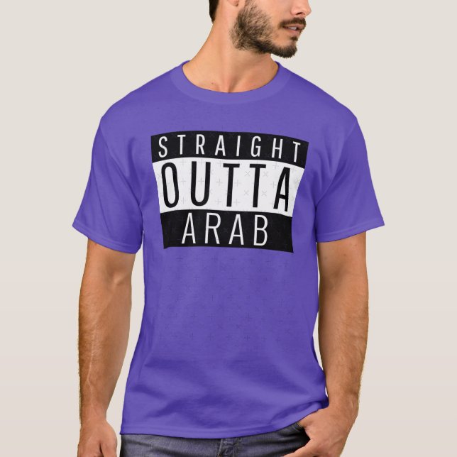 Straight Outta Arab Alabama Arab AL Oversized T-Shirt (Front)