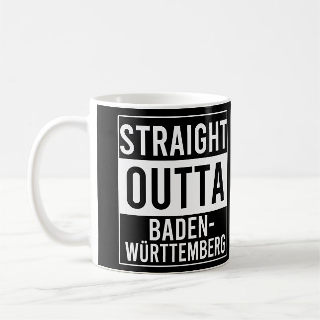 Straight Outta Baden-Württemberg Coffee Mug (Left)