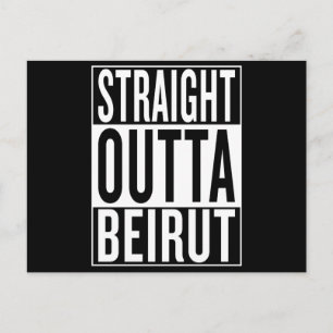 straight outta Beirut Postcard