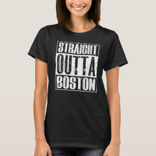 Straight Outta Boston Massachusetts Visitors Tee
