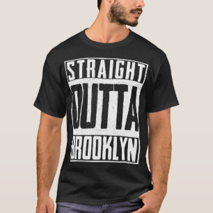 Straight Outta Brooklyn Basketball-Fan Pride Youth T-Shirt