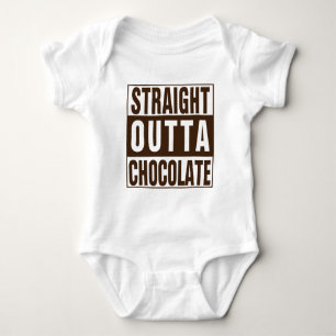 Straight Outta Brown Chocolate Baby Bodysuit
