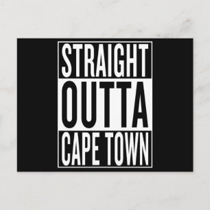straight outta Cape Town Postcard