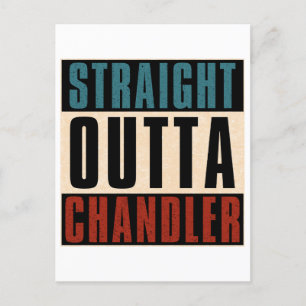 Straight Outta Chandler Arizona AZ Holiday Postcard