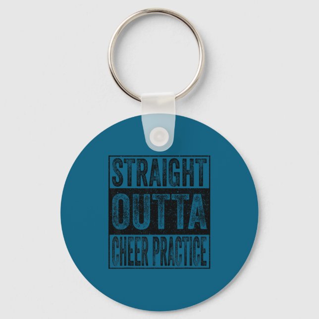 Straight outta cheer practice class of 2026 key ring (Front)