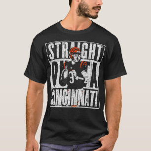 Straight Outta Cincinnati Joe Burrow T-Shirt