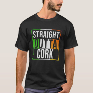 Straight Outta Cork Retro Style - Gift For An Cork T-Shirt