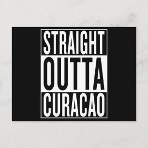 straight outta Curacao Postcard