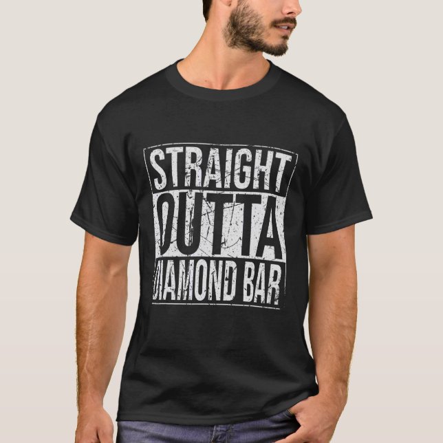 Straight Outta Diamond Bar Vintage T-Shirt (Front)