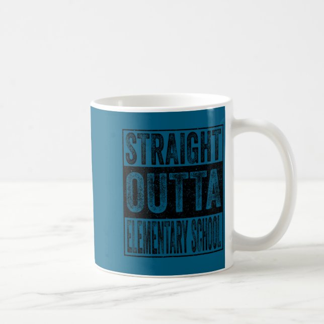 Straight outta elementary school class 2026 coffee mug (Right)