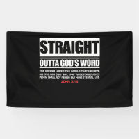 Straight Outta Gods Word John 3 16 Jesus Christian