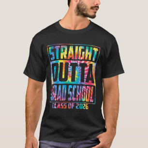 Straight Outta Grad School Funny Graduation 2026 G T-Shirt