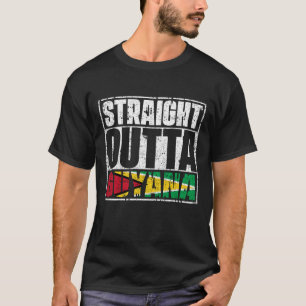 Straight Outta Guyana Flag T-Shirt