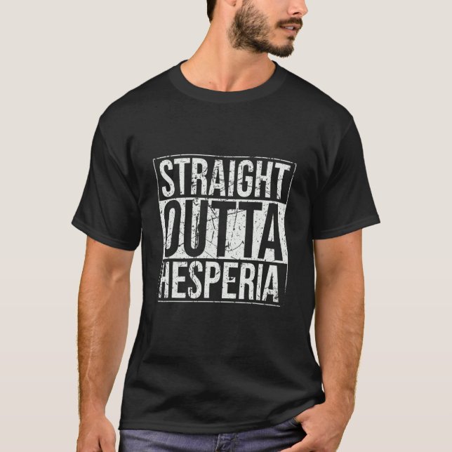 Straight Outta Hesperia Vintage T-Shirt (Front)