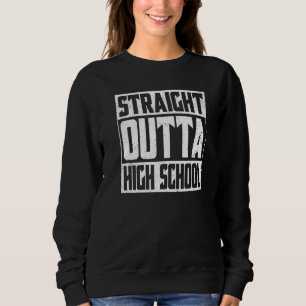 Straight Outta High School Graduate Boys & Kids Cl Sweatshirt