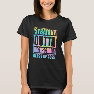 Straight Outta High School Graduation Class Of 202 T-Shirt