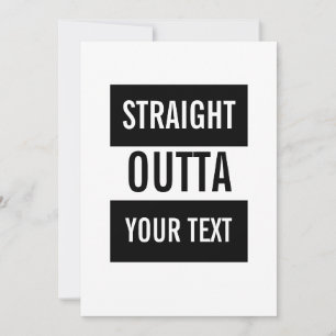 Straight Outta... Holiday Card