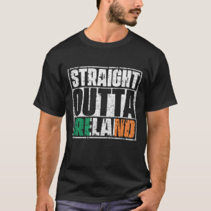 Straight Outta Ireland Flag T-Shirt