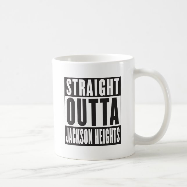 STRAIGHT OUTTA JACKSON HEIGHTS COFFEE MUG (Right)