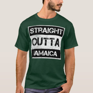 Straight Outta Jamaica Traveller Gift Country Expa T-Shirt
