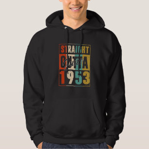 Straight Outta June 1953 Vintage Men Women {B]th B Hoodie