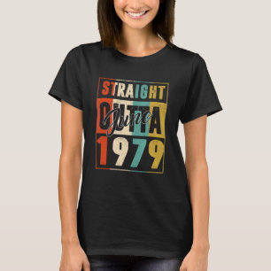 Straight Outta June 1979 Vintage Men Women {B]rd B T-Shirt