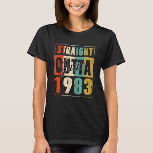Straight Outta June 1983 Vintage Men Women {B]th B T-Shirt