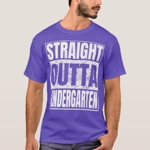 Straight Outta Kindergarten Graduation Class 2022 T-Shirt