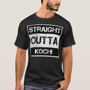 Straight Outta Kochi India Vintage Distressed Souv T-Shirt