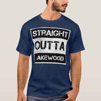 Straight Outta Lakewood New Jersey Vintage Distres T-Shirt