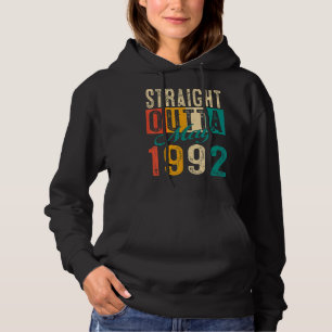 Straight Outta May 1992 Retro 30 Years Old 30th Bi Hoodie