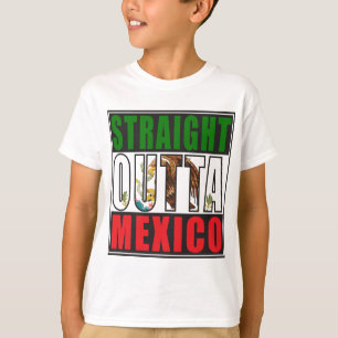 Straight Outta Mexico Flag T-Shirt