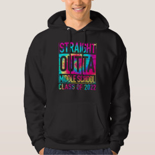 Straight Outta Middle School 2022 Graduation Hoodie