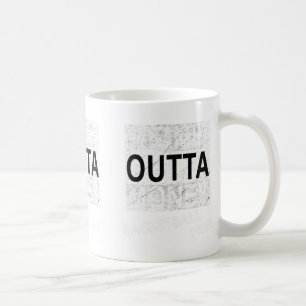 Straight Outta Money Sketll Mom Funny Coffee Mug